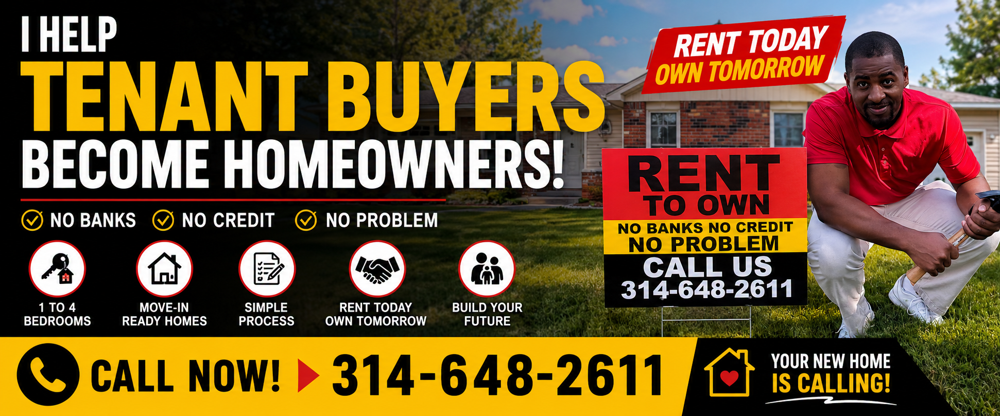 Justin Holmes helping tenant buyers become homeowners